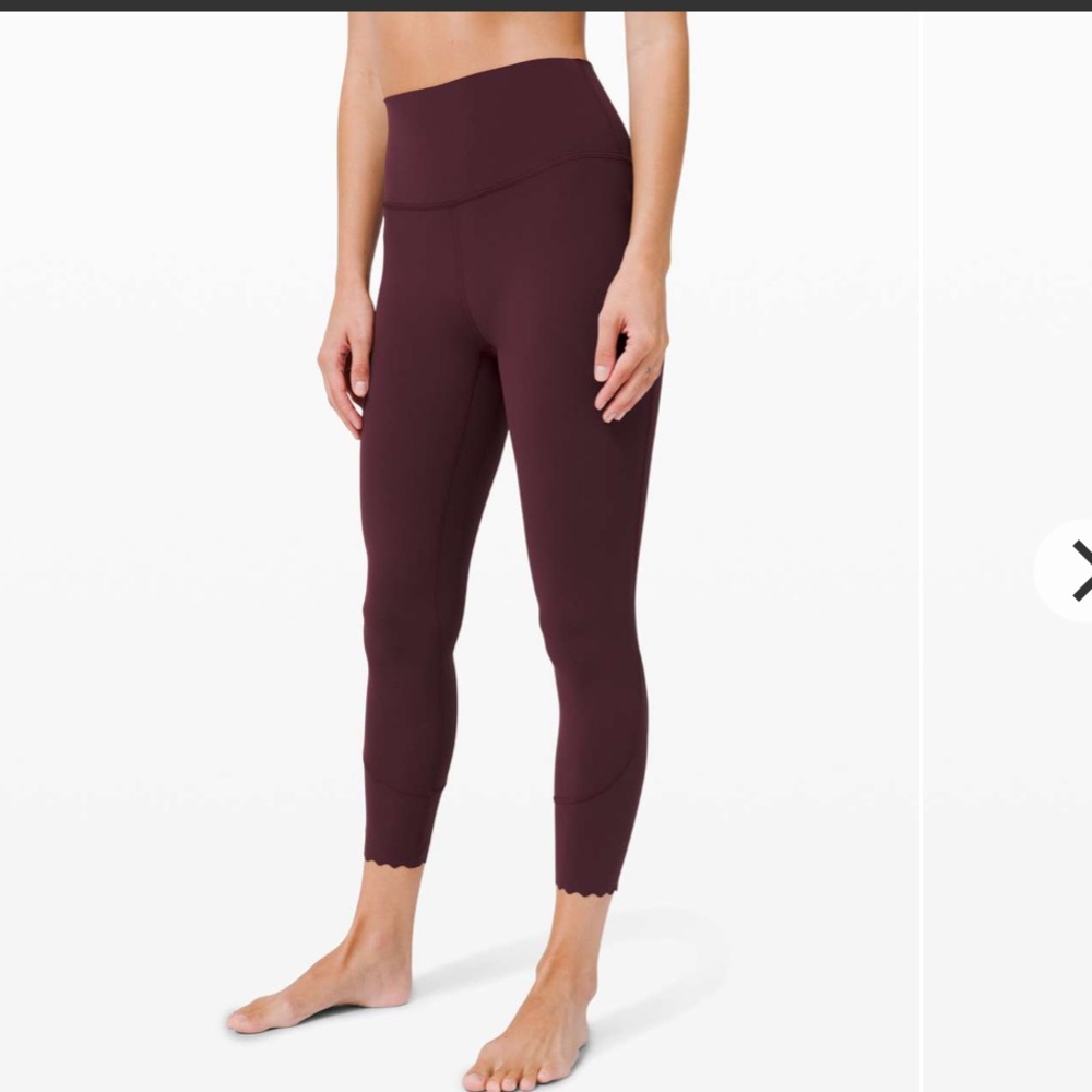 Lululemon align scallop leggings -cassis
